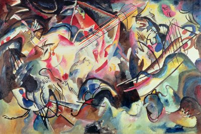 Compositie nr. 6, 1913 door Wassily Kandinsky